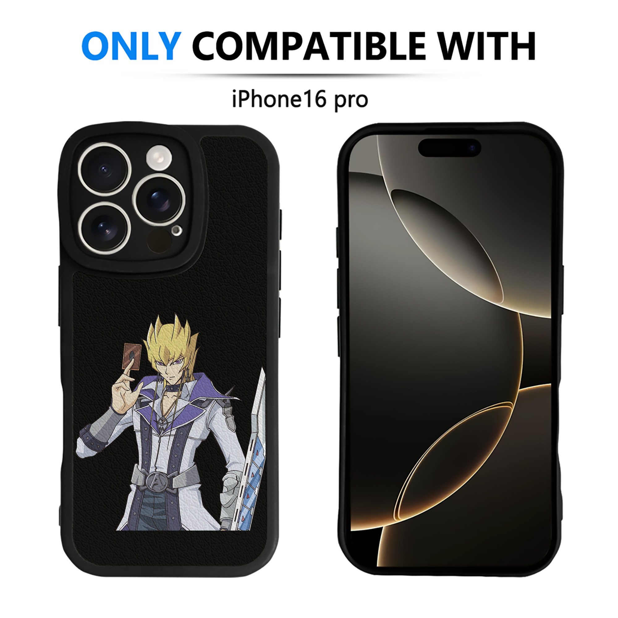 遊☆戯☆王 Yu-Gi-Oh! 【iPhone 16シリーズ対応】シリコンスマホケース（レザー調） 材質：シリコン